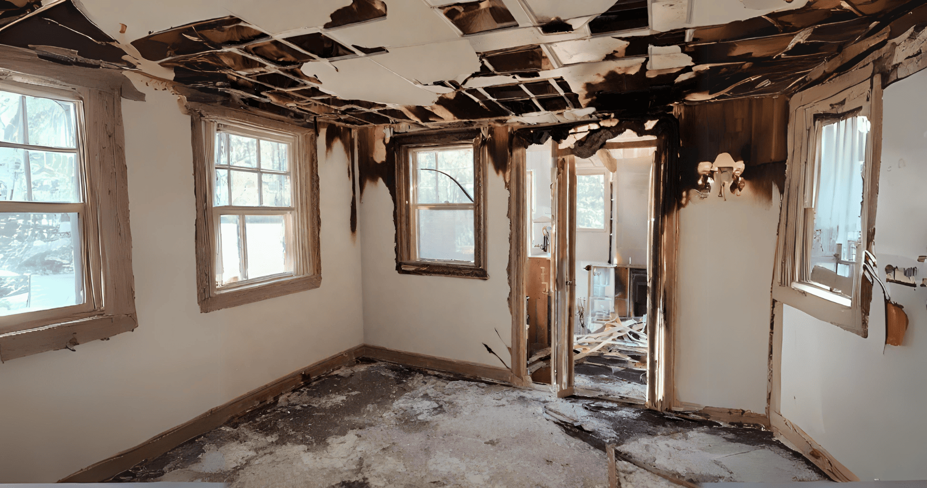 Fire & Smoke Damage Restoration crew working in Louisville, KY - Independent Restoration Services